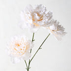 Fleurs artificielles pivoines 3 têtes - Décoration élégante 66 cm pour mariage, salon, hôtel, terrasse, cadeau