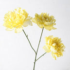 Fleurs artificielles pivoines 3 têtes - Décoration élégante 66 cm pour mariage, salon, hôtel, terrasse, cadeau