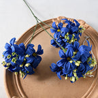 Fleurs artificielles d'hortensia sauvage, 70 cm, 3 têtes, idéal pour mariages et décorations intérieures, en soie