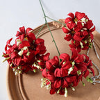 Fleurs artificielles d'hortensia sauvage, 70 cm, 3 têtes, idéal pour mariages et décorations intérieures, en soie