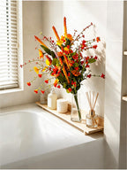 Bouquet de fausses marguerites automnales, 75 cm, décoration d'intérieur élégante, pour maison, mariage ou cadeau