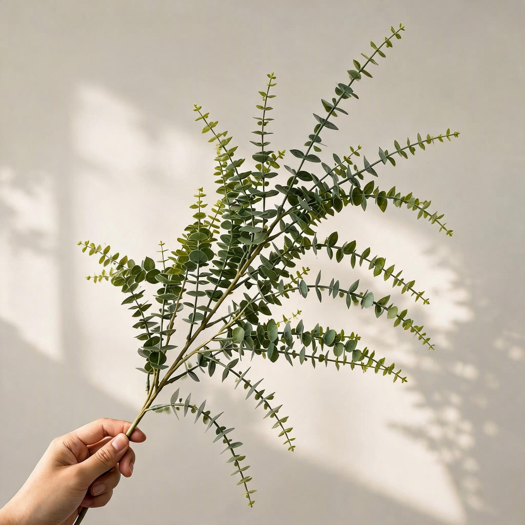 Branche d'eucalyptus artificiel 80 cm, décoration intérieure et extérieure, mariage, événements, cadeau