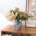 Fleurs artificielles Nandina Domestica, décoration élégante, baies rouges réalistes, 40 cm, pour mariage, terrasse ou commémoration