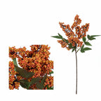 Fleurs artificielles Nandina Domestica, décoration élégante, baies rouges réalistes, 40 cm, pour mariage, terrasse ou commémoration
