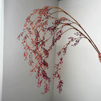 Branche suspendue décorative artificielle, 137 cm, plastique, style rétro français élégant, pour intérieur, mariage, hôtel, événement