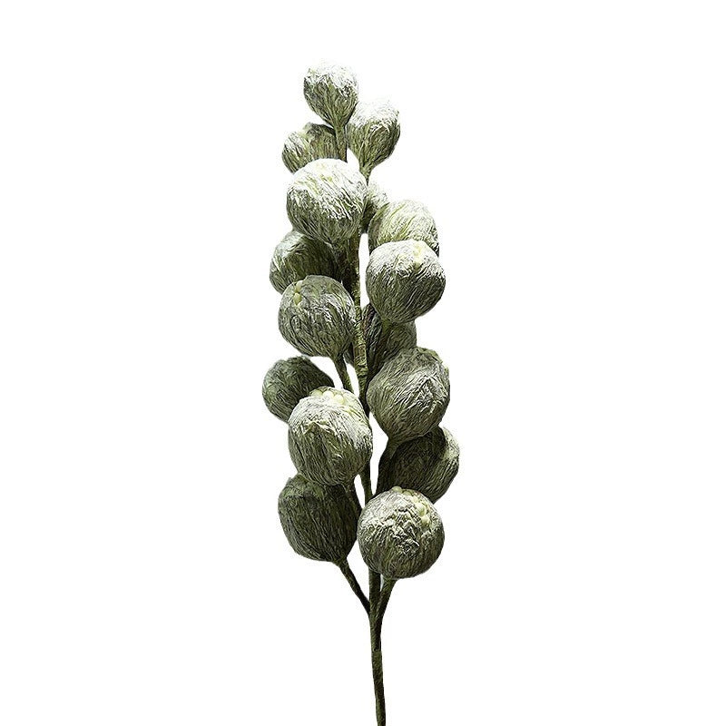 Plante Artificielle en Mousse EVA, Pomme Verte Interdite, Tige Unique, 100 cm, Décoration Élégante pour Bureau, Hôtel, Vitrine