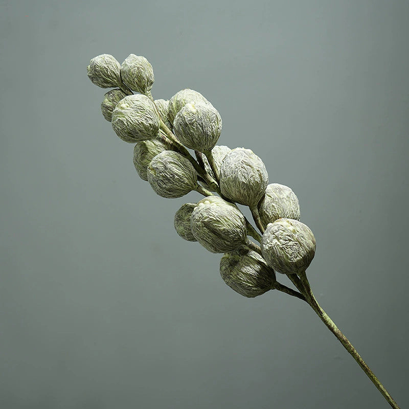 Plante Artificielle en Mousse EVA, Pomme Verte Interdite, Tige Unique, 100 cm, Décoration Élégante pour Bureau, Hôtel, Vitrine