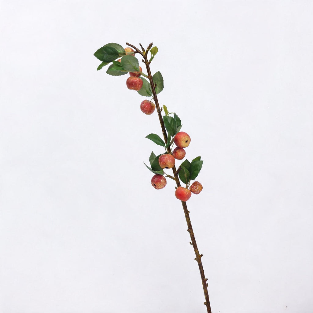 Branche de pommetier artificiel avec feuilles, 60 cm, vert ou rose, décoration intérieure élégante, hôtels, commerces, mariages