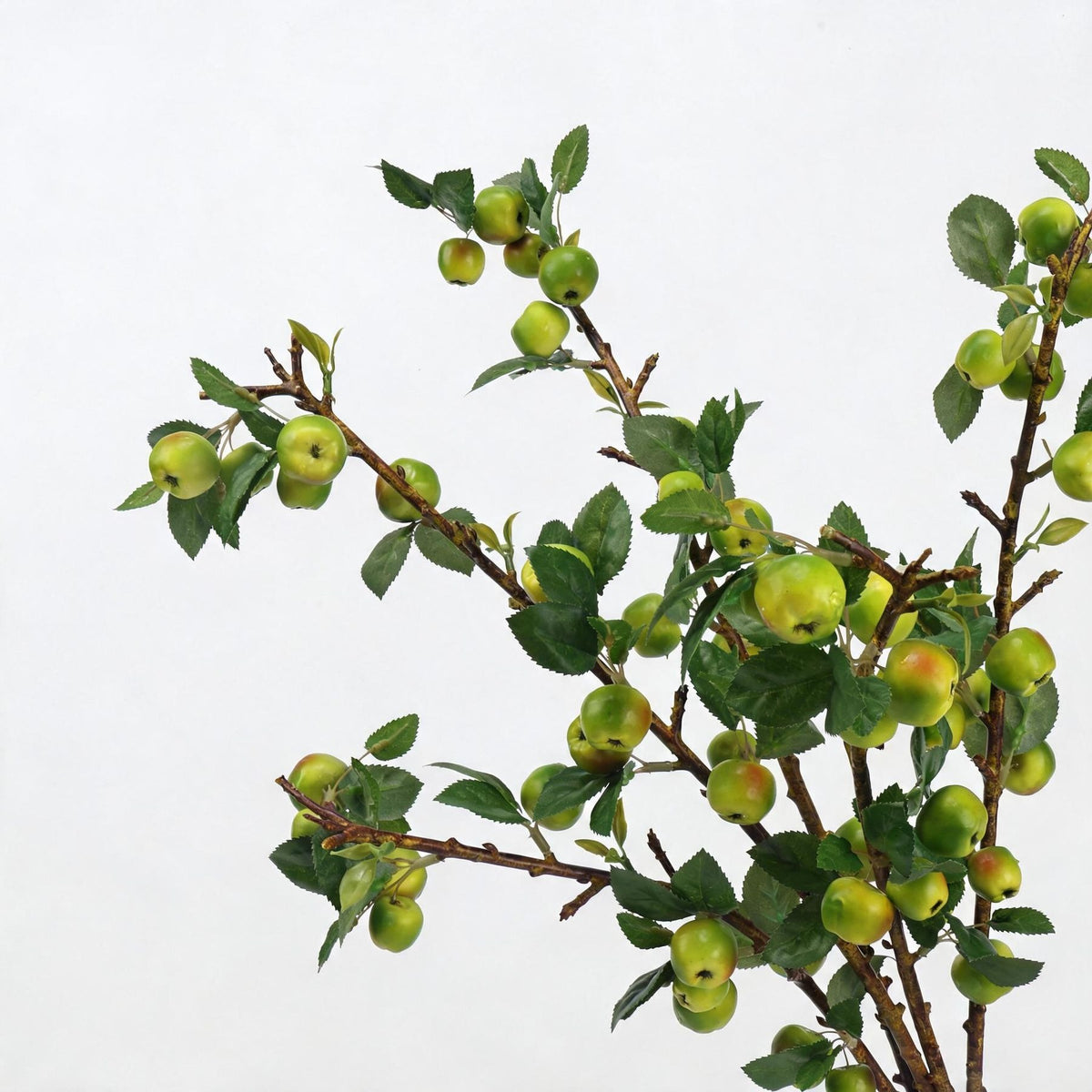 Branche de pommetier artificiel avec feuilles, 60 cm, vert ou rose, décoration intérieure élégante, hôtels, commerces, mariages