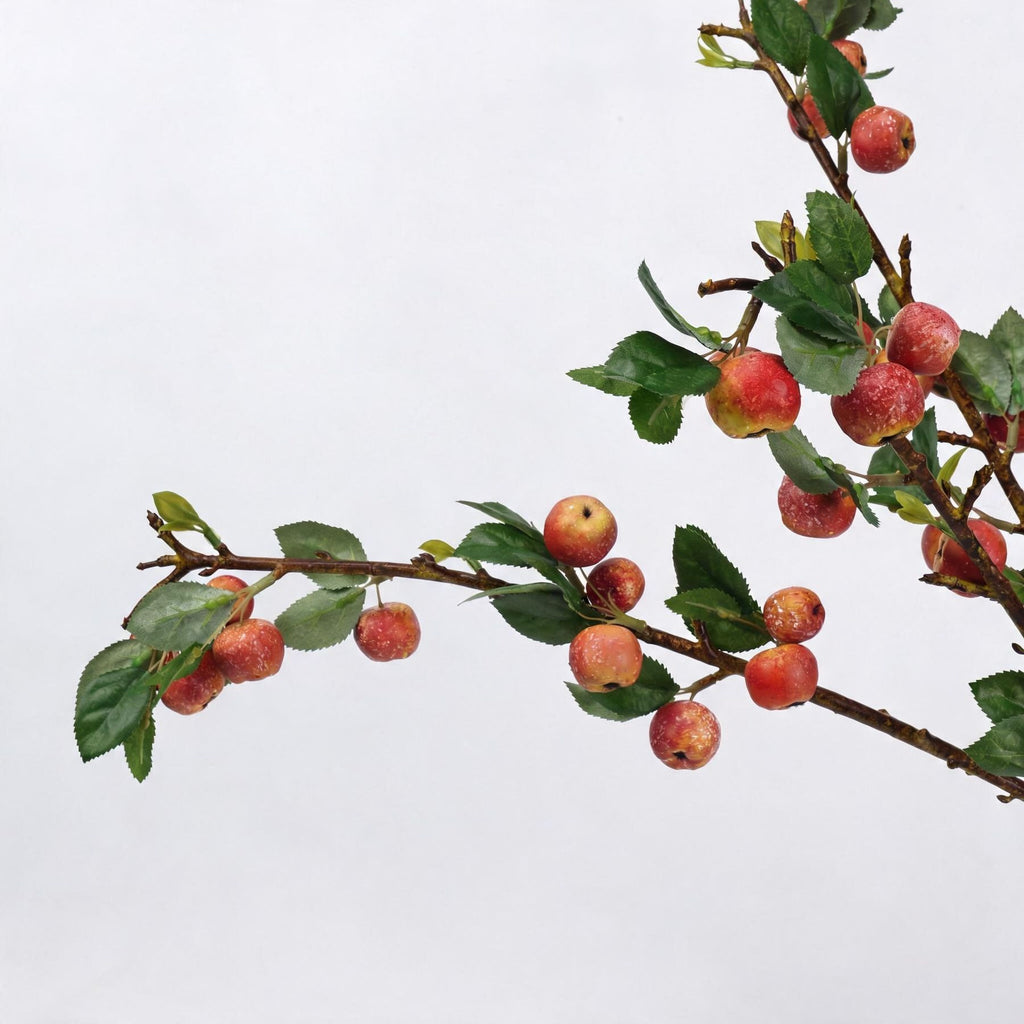 Branche de pommetier artificiel avec feuilles, 60 cm, vert ou rose, décoration intérieure élégante, hôtels, commerces, mariages