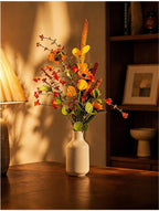 Bouquet de fausses marguerites automnales, 75 cm, décoration d'intérieur élégante, pour maison, mariage ou cadeau