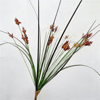 Faux Papyrus Cyperus, Herbe Fontaine, Décor Végétal Moderne, 135 cm, 2 Pièces, Pour Intérieur, Bureau, Hôtel