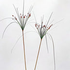 Faux Papyrus Cyperus, Herbe Fontaine, Décor Végétal Moderne, 135 cm, 2 Pièces, Pour Intérieur, Bureau, Hôtel