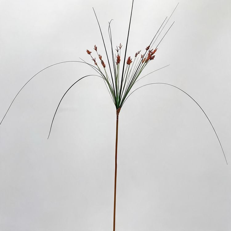 Faux Papyrus Cyperus, Herbe Fontaine, Décor Végétal Moderne, 135 cm, 2 Pièces, Pour Intérieur, Bureau, Hôtel