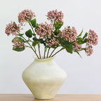 Fleurs artificielles Hortensia, tige unique 54 cm avec 2 fleurs, décoration d'intérieur élégante, style moderne, choix de couleurs