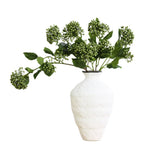 Fleurs artificielles Hortensia, tige unique 54 cm avec 2 fleurs, décoration d'intérieur élégante, style moderne, choix de couleurs