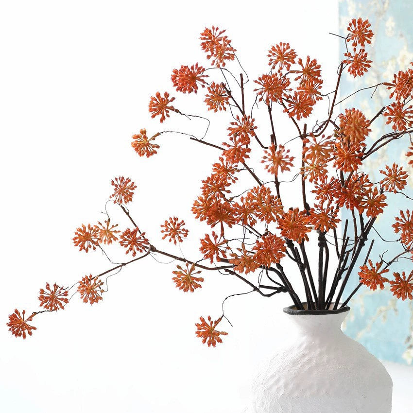 Branche décorative artificielle en plastique, 70 cm, style rétro, pour intérieur, événements et commerces