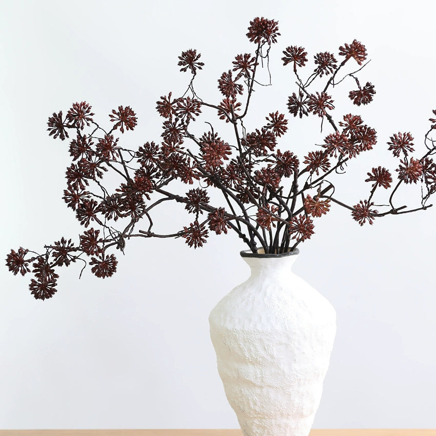 Branche décorative artificielle en plastique, 70 cm, style rétro, pour intérieur, événements et commerces