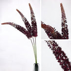 Fleur artificielle en soie de Queue de Renard, 105 cm, décoration intérieure élégante, idéale pour mariages, salons et cadeaux