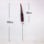 Fleur artificielle en soie de Queue de Renard, 105 cm, décoration intérieure élégante, idéale pour mariages, salons et cadeaux
