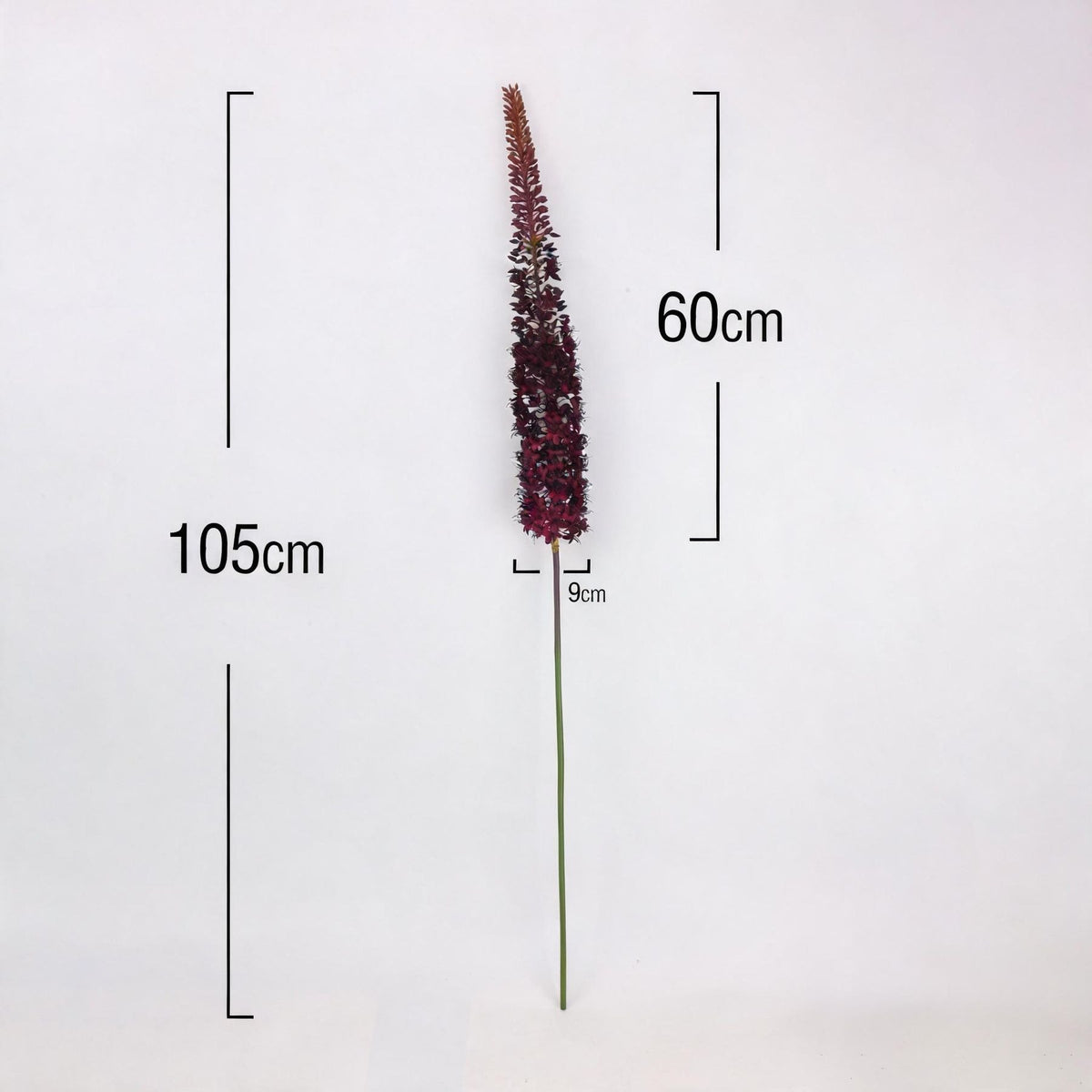 Fleur artificielle en soie de Queue de Renard, 105 cm, décoration intérieure élégante, idéale pour mariages, salons et cadeaux