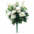 Bouquet de 24 têtes de pivoines artificielles, arrangement floral pour mariages, décoration d'intérieur et événements, 55 cm