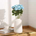 Rose artificielle en soie, tige unique, 50,8 cm, diamètre de fleur 7 cm, lot de 10, décoration de mariage, maison, événements