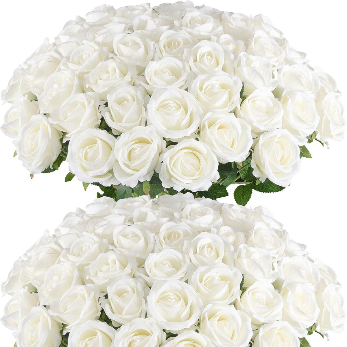 Rose artificielle en soie, tige unique, 50,8 cm, diamètre de fleur 7 cm, lot de 10, décoration de mariage, maison, événements