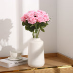Rose artificielle en soie, tige unique, 50,8 cm, diamètre de fleur 7 cm, lot de 10, décoration de mariage, maison, événements