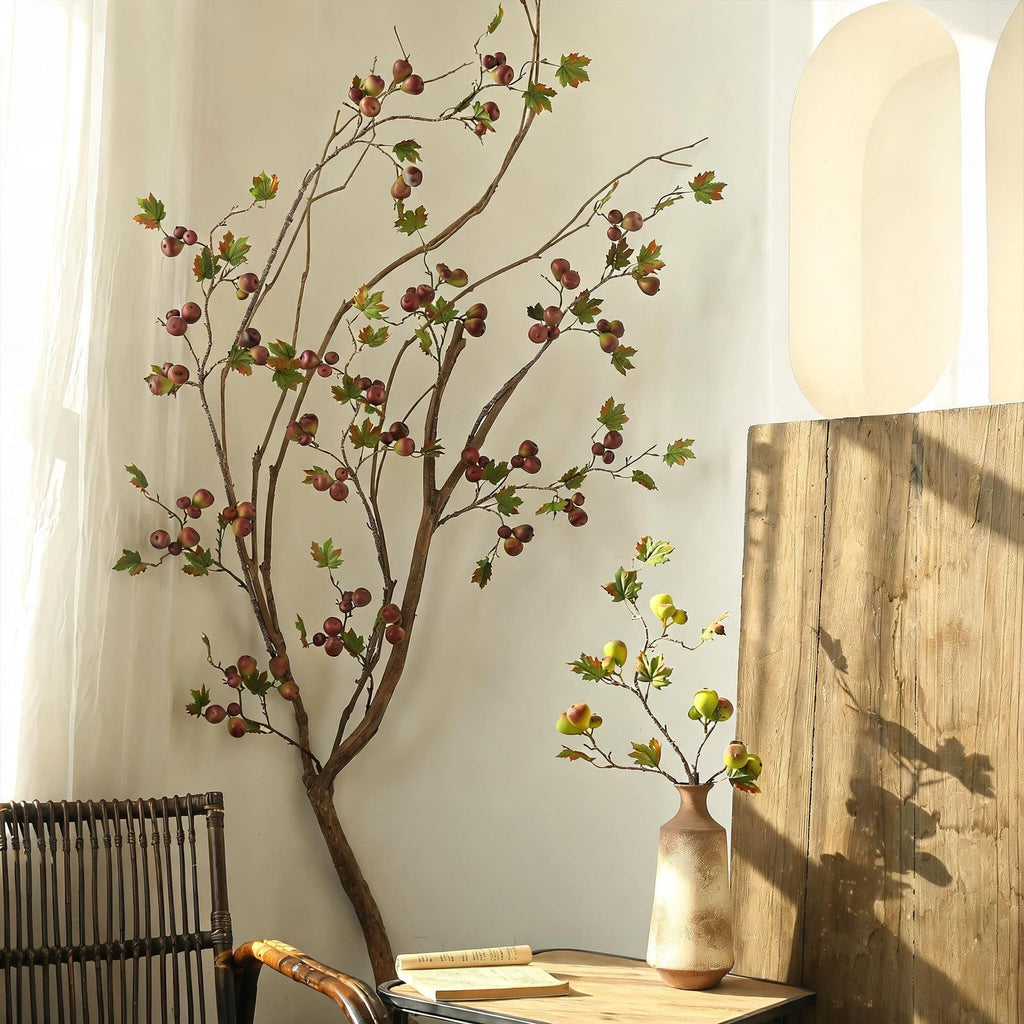 Branche de figuier artificielle, décoration intérieure, style moderne, 102 cm, idéal pour salon ou événements