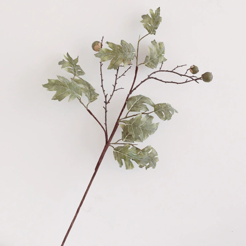 Branche de feuille d'érable avec fruits, 86 cm, soie, décoration intérieure, salon, mariage, événements