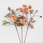 Branche de feuille d'érable avec fruits, 86 cm, soie, décoration intérieure, salon, mariage, événements