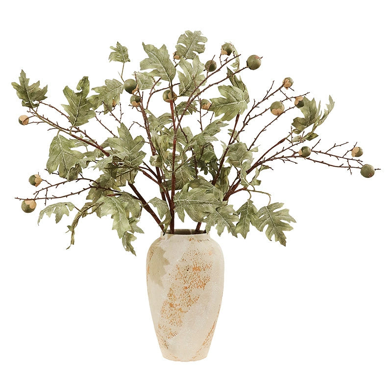 Branche de feuille d'érable avec fruits, 86 cm, soie, décoration intérieure, salon, mariage, événements