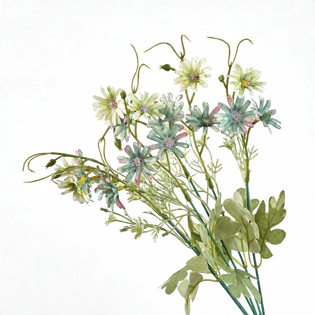 Fleurs artificielles Aster des Pays-Bas, bouquet de 39 cm, décoration intérieure, mariage, cadeau