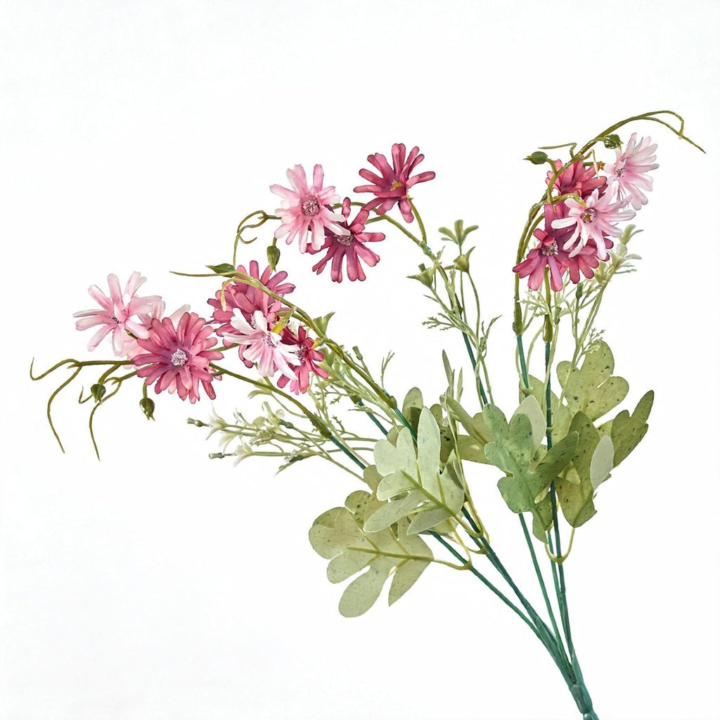 Fleurs artificielles Aster des Pays-Bas, bouquet de 39 cm, décoration intérieure, mariage, cadeau