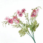 Fleurs artificielles Aster des Pays-Bas, bouquet de 39 cm, décoration intérieure, mariage, cadeau