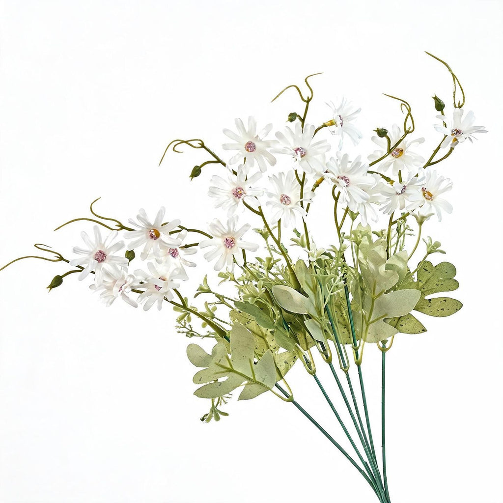 Fleurs artificielles Aster des Pays-Bas, bouquet de 39 cm, décoration intérieure, mariage, cadeau