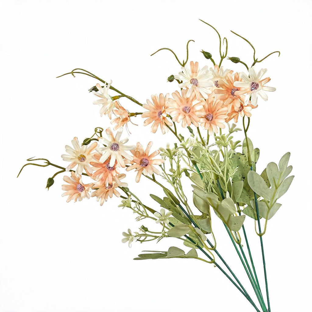 Fleurs artificielles Aster des Pays-Bas, bouquet de 39 cm, décoration intérieure, mariage, cadeau