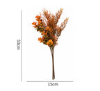 Bouquet d'eucalyptus gunnii, 53 cm, décoration élégante pour mariages, événements et commerces, ambiance française