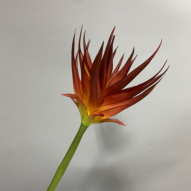 Fleur artificielle Phénix en latex, 85 cm, pour décoration intérieure et commerciale, trois couleurs disponibles