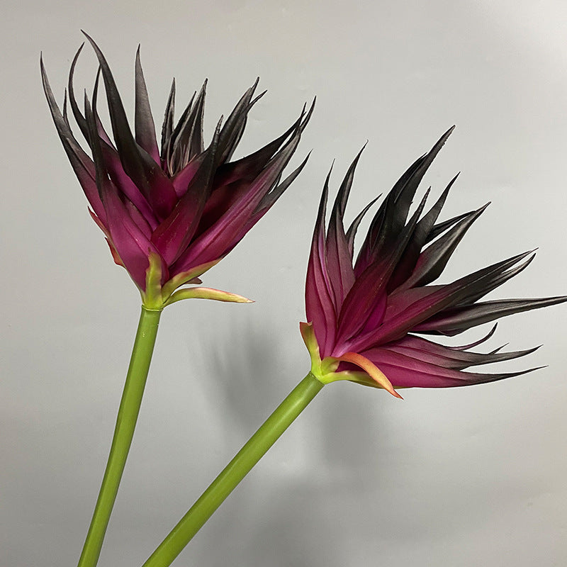 Fleur artificielle Phénix en latex, 85 cm, pour décoration intérieure et commerciale, trois couleurs disponibles