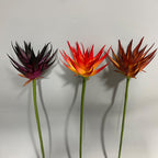 Fleur artificielle Phénix en latex, 85 cm, pour décoration intérieure et commerciale, trois couleurs disponibles