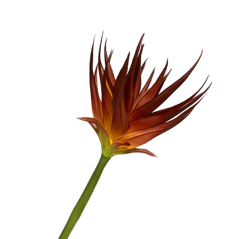 Fleur artificielle Phénix en latex, 85 cm, pour décoration intérieure et commerciale, trois couleurs disponibles