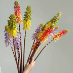 Fleur artificielle Lys Flambeau, 70 cm, décoration intérieure et événements, 5 couleurs disponibles