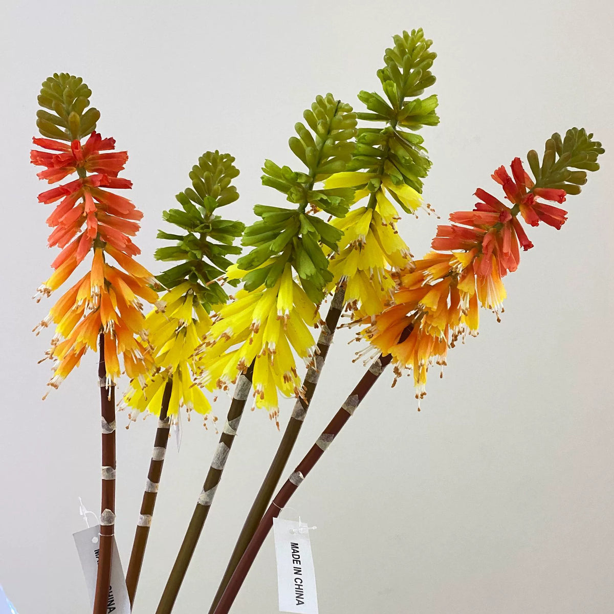 Fleur artificielle Lys Flambeau, 70 cm, décoration intérieure et événements, 5 couleurs disponibles