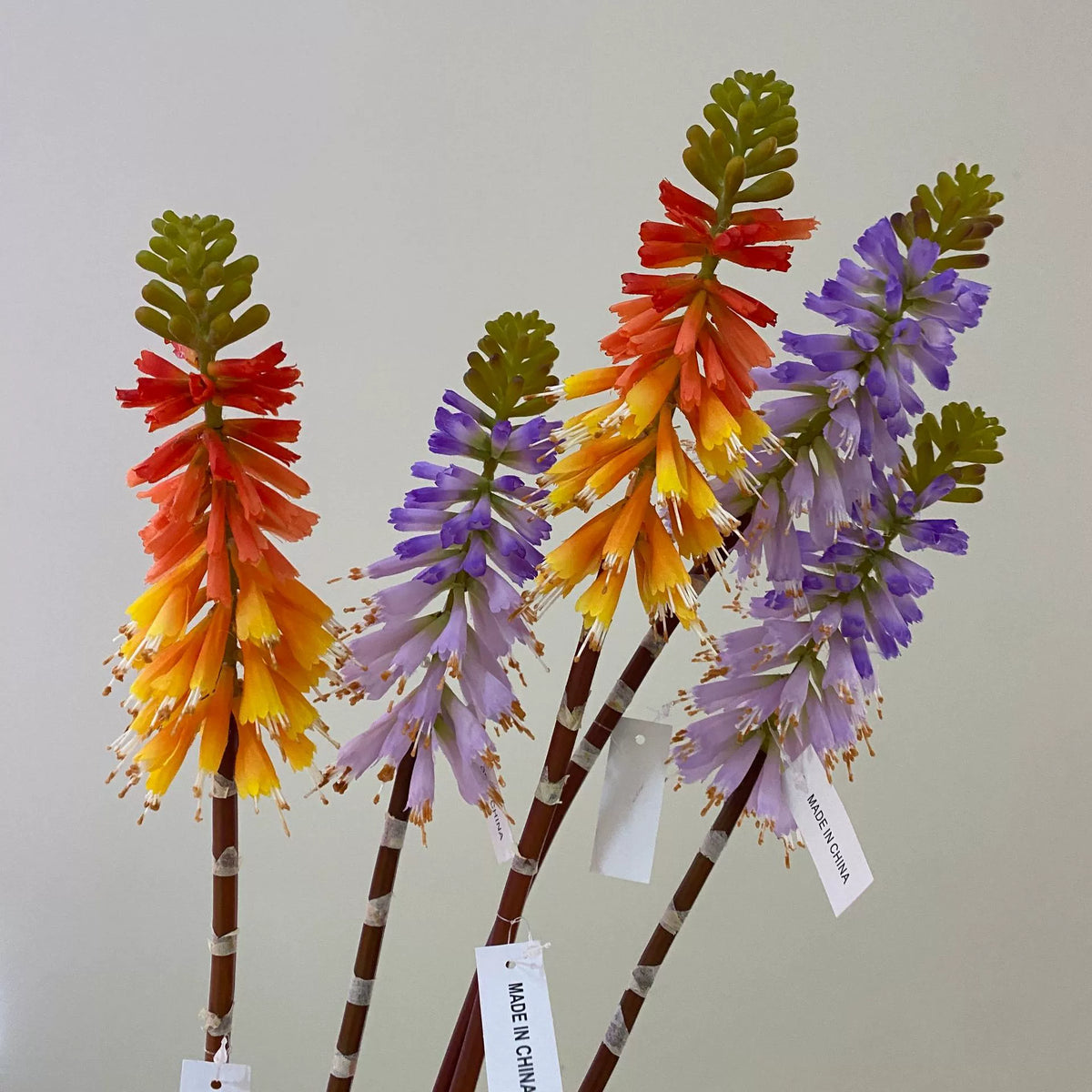 Fleur artificielle Lys Flambeau, 70 cm, décoration intérieure et événements, 5 couleurs disponibles