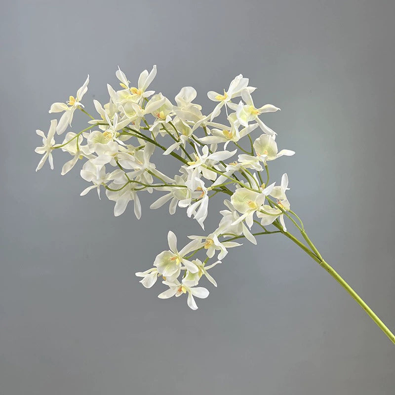 Fleur artificielle en latex réaliste Hymenocallis, 90 cm, décoration intérieure, blanc, rose clair, violet, jaune, orange