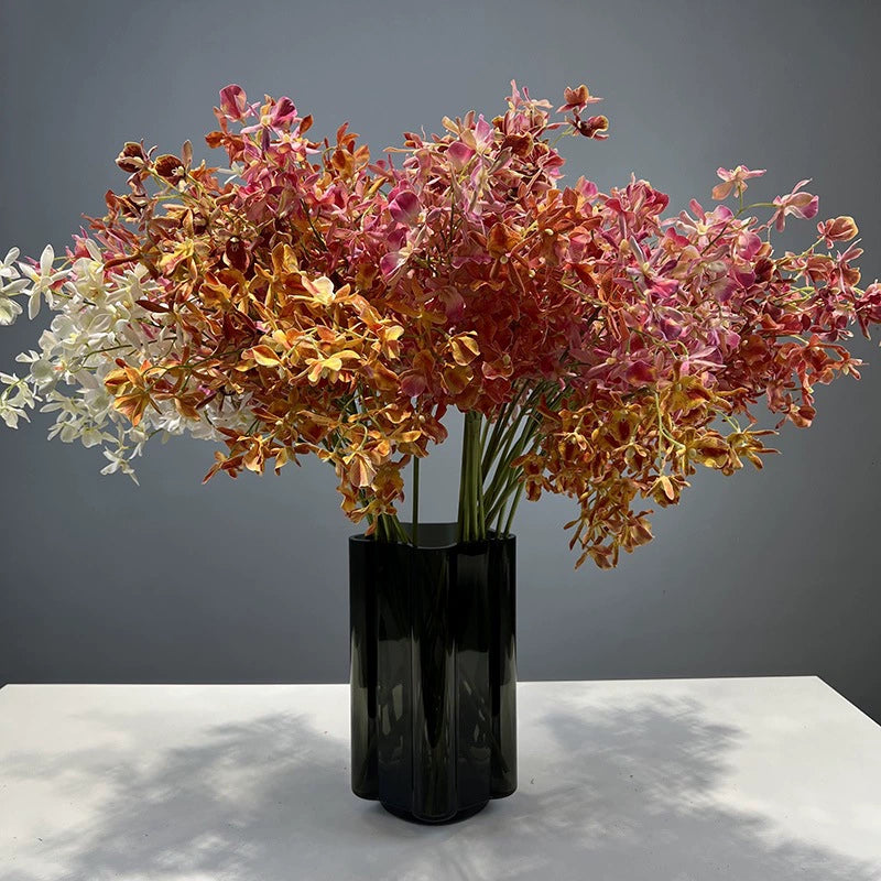 Fleur artificielle en latex réaliste Hymenocallis, 90 cm, décoration intérieure, blanc, rose clair, violet, jaune, orange
