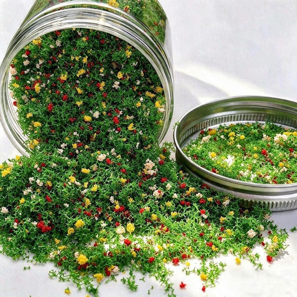 Poussière de Pollen Artificiel Mixte, 1-3 mm, 10 Couleurs, pour DIY et Décoration de Micro-paysages