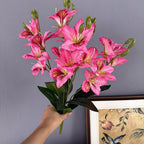 Bouquet de fleurs artificielles en soie, 48 cm, fleurs de Bauhinia, décoration élégante pour mariage, maison, hôtel